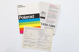 Folleto manual de cámara Polaroid One Step Land - Imagen 1 de 5