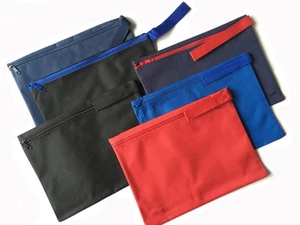 2 Stück große Tragetasche mit Reißverschluss Tasche Dokumententaschen mit Griff Utensilientasche - Bild 1 von 71