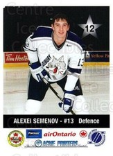 2000-01 Sudbury Wolves Police #12 Alexei Semenov