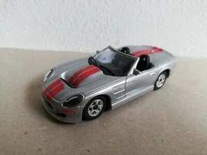 BURAGO Shelby Series 1 Grigio Scala 1:43 Vintage Made in Italy - Foto 1 di 5