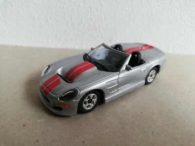 BURAGO Shelby Series 1 Grigio Scala 1:43 Vintage Made in Italy - Immagine 1 di 4