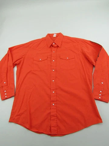 VINTAGE Oregon State University Pearl Snap Shirt Mens Size Size XL Orange LS Cover