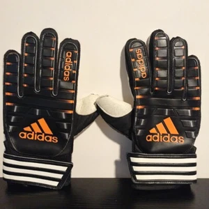 Adidas Größe 8 GoalKeeper Fußballhandschuhe orange schwarz Goalie B40003 25 cm 10 Zoll lang - Bild 1 von 14