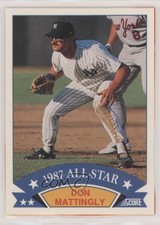 1988 Score Wax Box Bottom All-Star Box Bottoms Don Mattingly #2
