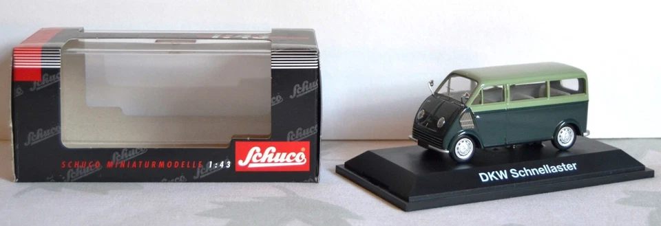 Schuco 1/43. DKW schnellaster 1954 minibus vitré. Réf. 02482. - Photo 1/1