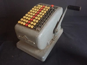 Vintage Check Protector Paycheck Machine Connecticut Dept. of Corrections - Picture 1 of 12