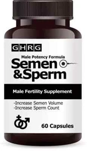 Semen & Sperm, Male Fertility Supplement, Increase Semen Volume | Pack of 1 . - Foto 1 di 5