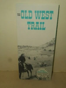 The OLD WEST TRAIL Brochure 1964 Highway Map Wyoming, Montana North South Dakota - Picture 1 of 12