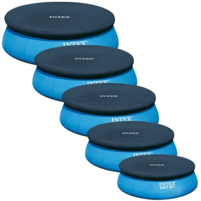 INTEX Abdeckplane Easy Pool 244 305 366 396 457cm Poolabdeckung Poolabdeckplane - Bild 1 von 4