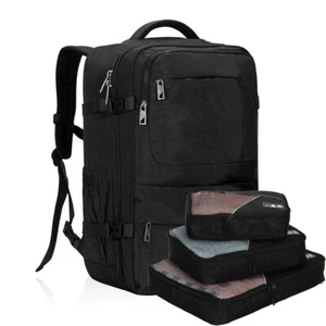 Hynes Eagle 44L Expandable Flight Approved Carry on Backpack Large Weekender Bag - Picture 1 of 44