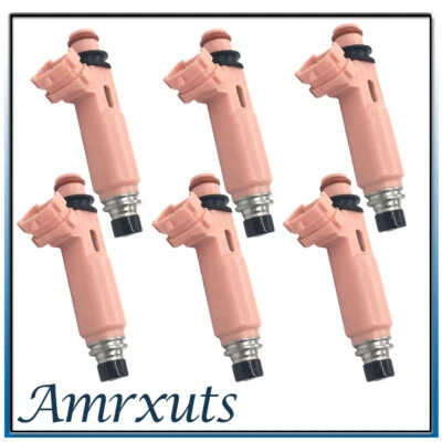 6X Inyectores de combustible para Toyota Solara 2004-2008 Sienna Lexus RX330 2004-2006 3,3 L Foto 1 de 4
