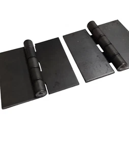 Heavy Duty Weldable Steel Butt Hinges - Multiple Sizes - Picture 1 of 10