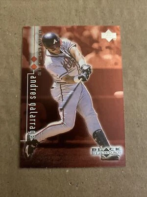 Andres Galarraga 1999 Upper Deck Black Diamond Red Double Diamond /3000 - Image 1 of 2