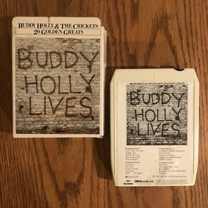 BUDDY HOLLY & THE CRICKETS - 20 GOLDEN GREATS, , MCA 8 -TRACK TAPE, UK IMPORT - Picture 1 of 9