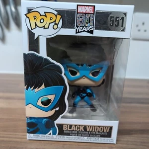Funko Pop Marvel 80 Años Viuda Negra #551 Caja Menor Pliegues - Imagen 1 de 6