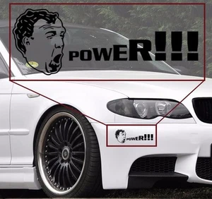 Jeremy Clarkson POWER Vinilo Calcomanía Adhesivo 8"" Ancho - Imagen 1 de 3