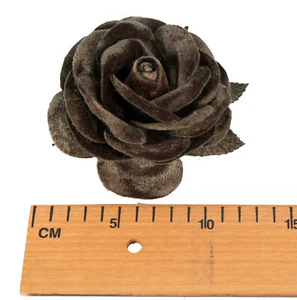 Broche de terciopelo rosa flor fascinadores sombrero hacer hágalo usted mismo artesanía 100% vendedor australiano - Imagen 1 de 4