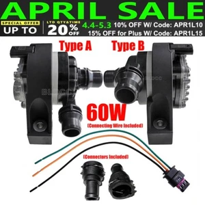 Additional Auxiliary Electric Coolant Water Pump 60W 12V DC Brushless Motor Pump - Picture 1 of 20