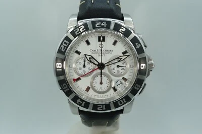 CRONÓGRAFO CARL F BUCHERER PATRAVI TRAVELGRAPH GMT SUIZO 42 MM Foto 1 de 4