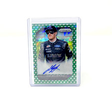 2016 Jeb Burton ~ Green 15/99 Panini Prizm NASCAR ~ Autograph Card 