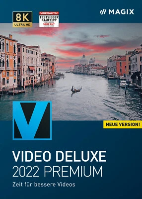 MAGIX Video deluxe 2022 PREMIUM | Video Bearbeitung Windows 10 [1 Lizenz] - Bild 1 von 4
