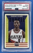 Damian Lillard 2012-13 Panini Past & Present #249 Gem Mint PSA 10