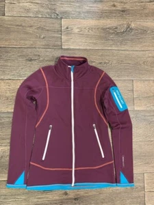 ortovox fleece jacket women merino wool gorpcore outdoor small - Picture 1 of 6