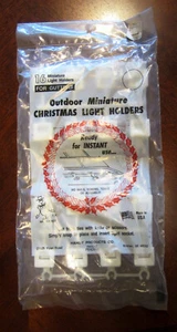 Vintage Handy Products Co. Outdoor Miniature Light Holders For Gutters White - Picture 1 of 2