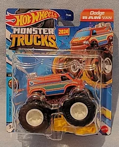 Hot Wheels Monster Trucks - Dodge Ram Van - Crash Legends 2024. New - Picture 1 of 7