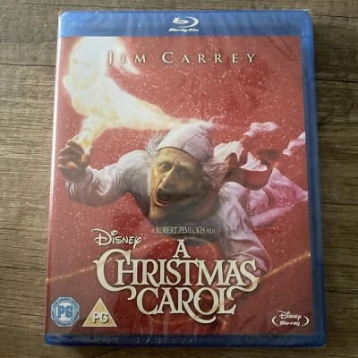 A Christmas Carol Disney Jim Carrey NEW SEALED BLU RAY - Image 1 of 2
