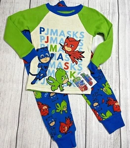 PJ MASKS 2 PIECE PAJAMAS TODDLER SIZE 3T 4T 5T New With Tags Cute! - Picture 1 of 2