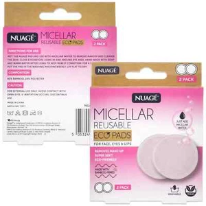 2 paquetes de almohadillas faciales ecológicas reutilizables micelares Nuage. - Imagen 1 de 8