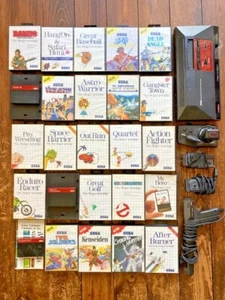SEGA Master System Console MEGA BUNDLE 26 GAMES 4 Controller no RF or Power Cord - Picture 1 of 6