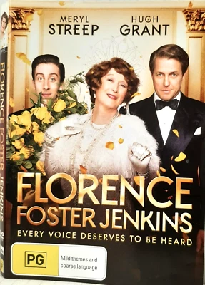 FLORENCE FOSTER JENKINS - Meryl Streep, Rebecca Ferguson, Hugh Grant - DVD - image 1 of 2