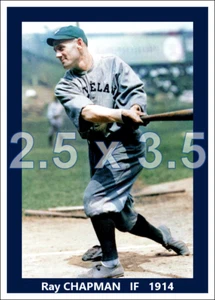 Ray Chapman - 1914 Cleveland Naps - choose a size - colorized print - Picture 1 of 3