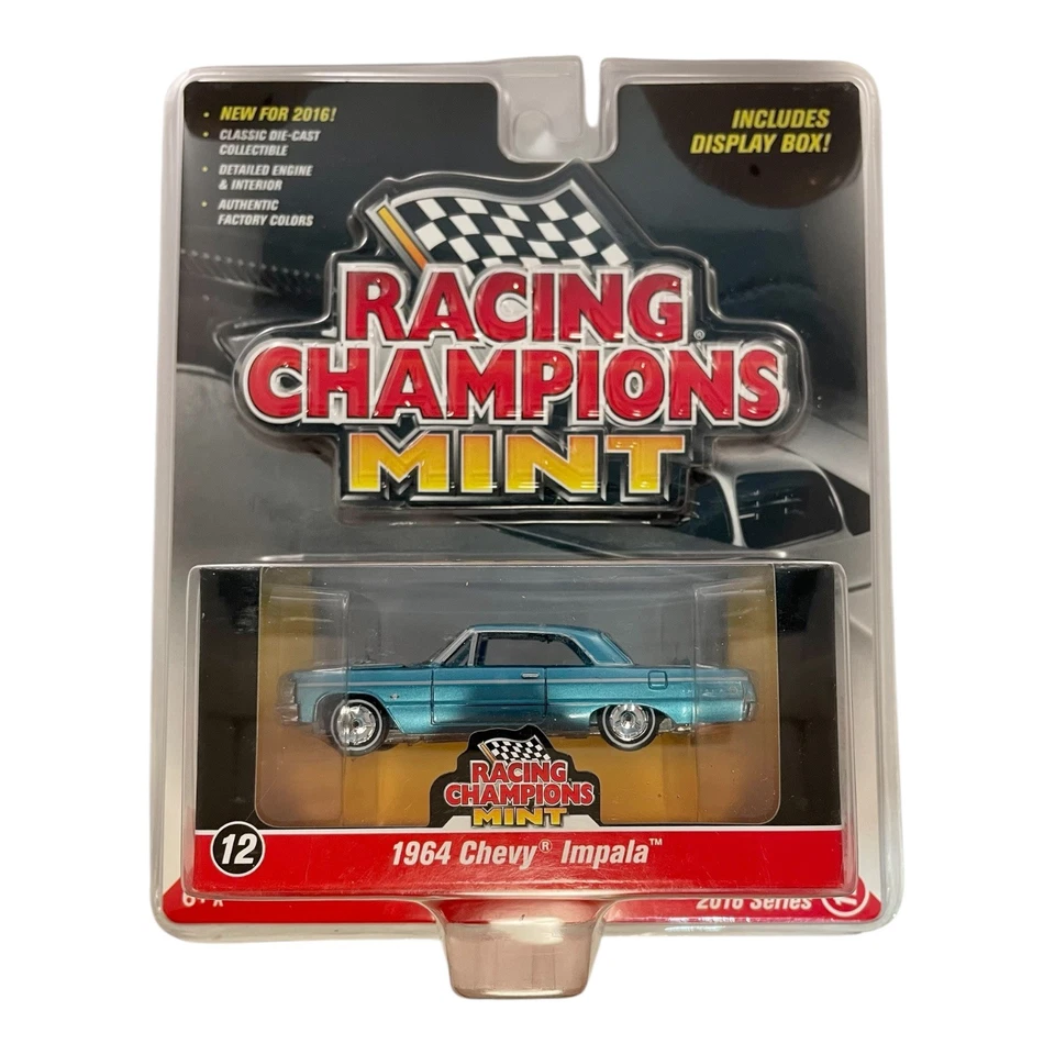 Chevy Impala 1964 Racing Champions serie 2016 azul como nuevo Foto 1 de 1