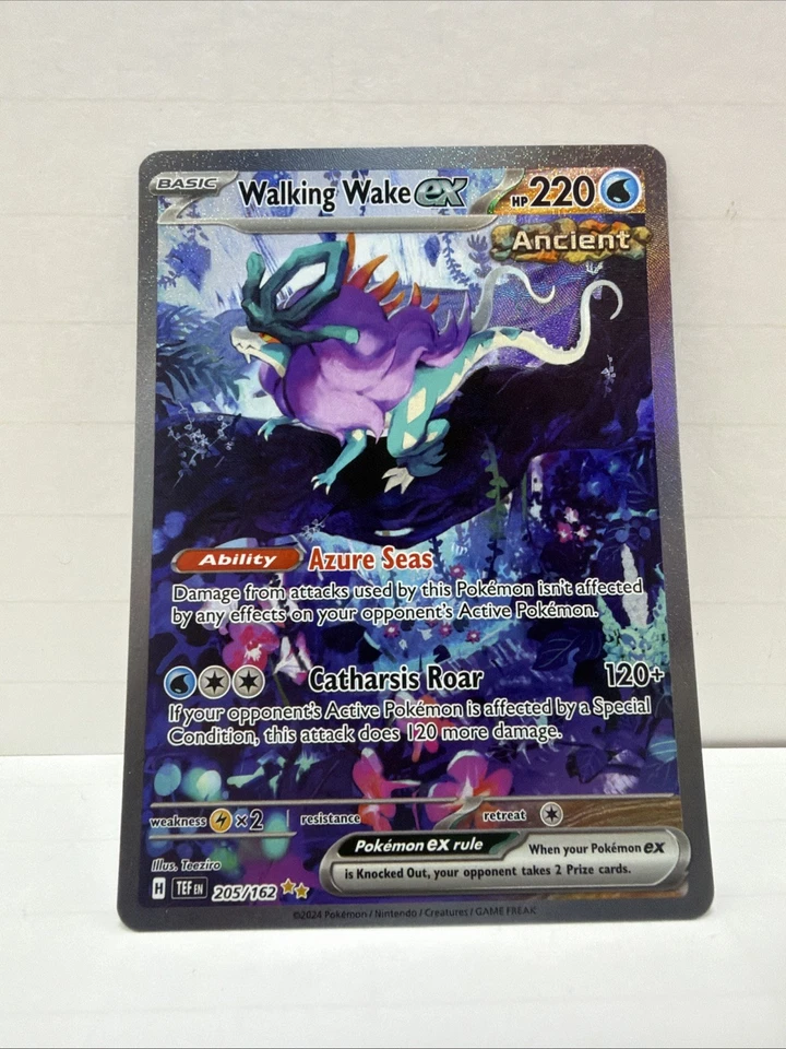 Walking Wake EX 205/162SV05: Temporal Forces Holo Illustration Full Art - Image 1 of 2