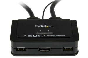 SV211HDUA 2-Port USB/HDMI-Kabel-KVM-Switch mit Audio und Remote - Bild 1 von 5
