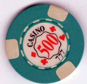 Czech: Casino 777, 500 Euro Green - Picture 1 of 2