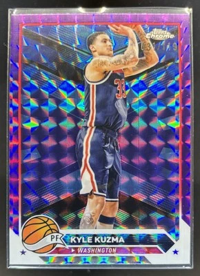2023-24 Topps Chrome Kyle Kuzma Purple Geometric /119 Washington Wizards #139 - Image 1 of 4