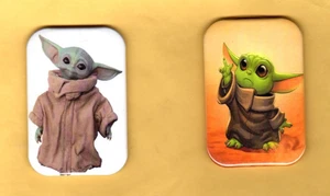 STAR WARS    2 REFRIGERATOR MAGNET  2" X 3"  WITH ROUNDED CORNER - Picture 1 of 2