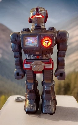 Robô de ação King Titan eletrochapeado edição de colecionador brinquedo Hap-P-Kid - Imagem 1 de 4