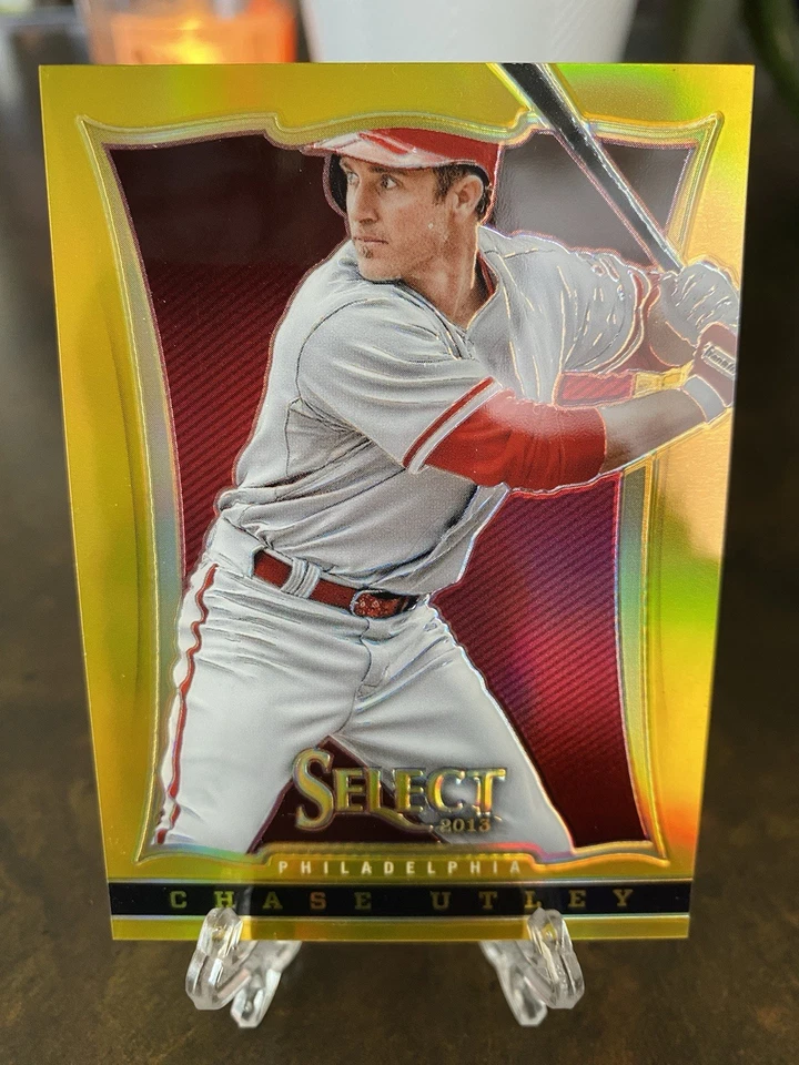 Panini Select Chase Utley Gold 2013/25 Phillies  - Imagem 1 de 2