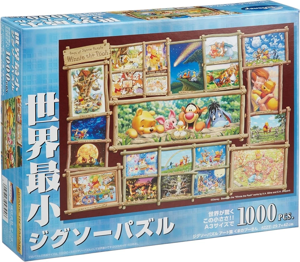 Tenyo 1000pieces Disney Jigsaw Puzzle Art Collection Winnie The Pooh