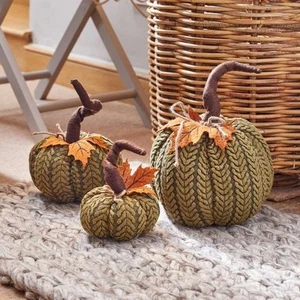 Tela Calabaza Halloween Peluche Decoraciones Hogar Otoño Adornos Calabazas 22cm - Imagen 1 de 26