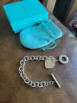 Tiffany & Co. Return to Tiffany Heart Tag Toggle Bracelet  8" Sterling Silver - Image 1 of 4