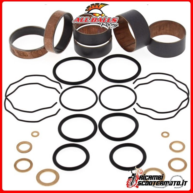 KIT BOCCOLE BRONZINE FORCELLA ALL BALLS YAMAHA XVS 65 V-STAR 650 CLASSIC 1998-20 Foto 1 de 1