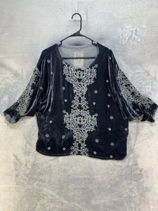 Johnny Was Top Damen M bestickt Boho Tunika Bluse - Bild 1 von 4