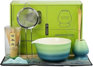 Juego Matcha Batidor Matcha Matcha Cuenco Matcha con Caño de Verter Cuchara Batidor Matcha Hol... - Imagen 1 de 9