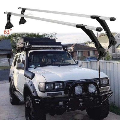 Багажник на крышу для Toyota Land Cruiser автомобиля поперечная штанга 63 дюйма багажник грузовой каяк перевозчик - Изображение 1 из 4